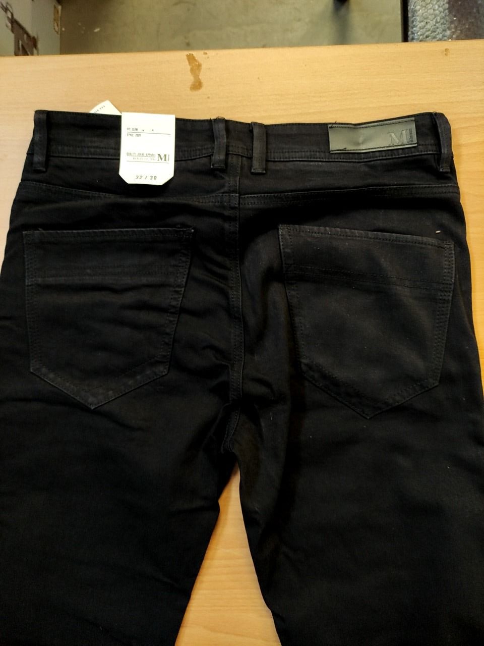Riflové kalhoty černé barvy Marcus vel. 32. 30