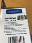 Digitální budík v bílé barvě 470/ Hyundai HYUAC321W