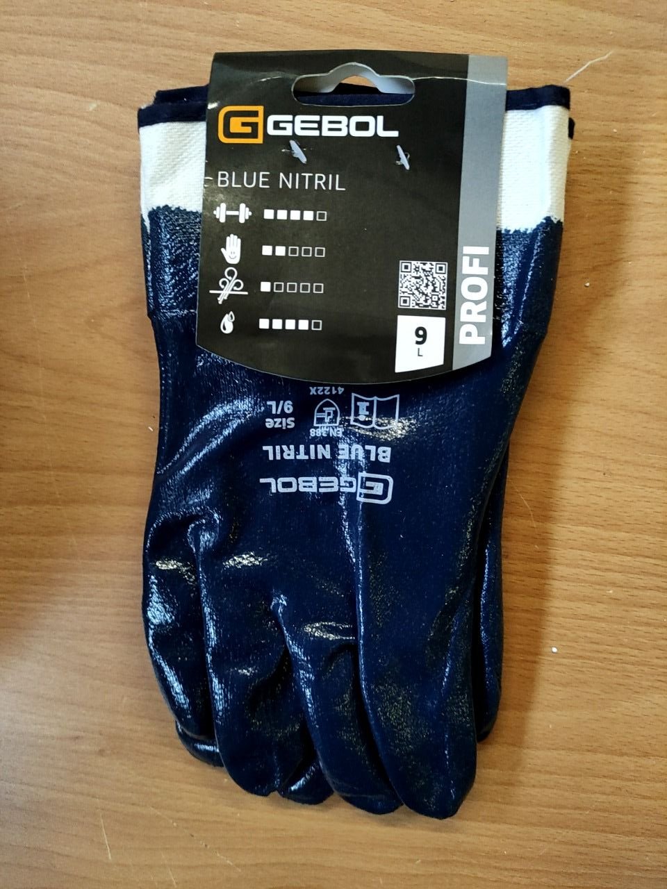 Pracovní rukavice GEBOL Blue Nitril vel. 9