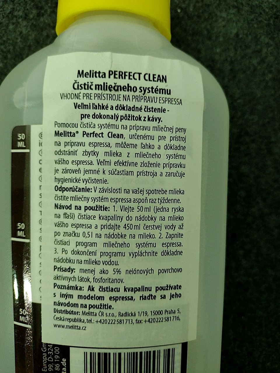 Čistící kapalina na kávovary Perfect Clean 3 ks