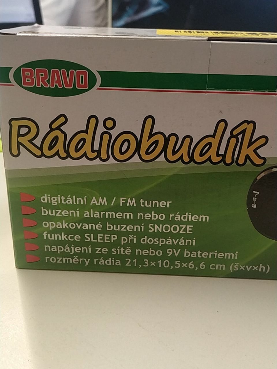 Digitální rádiobudík Bravo B-6011