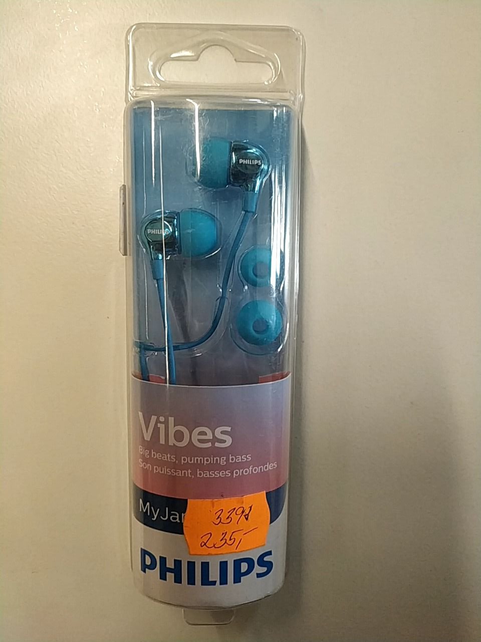 Sluchátka Philips Philips modrá barva