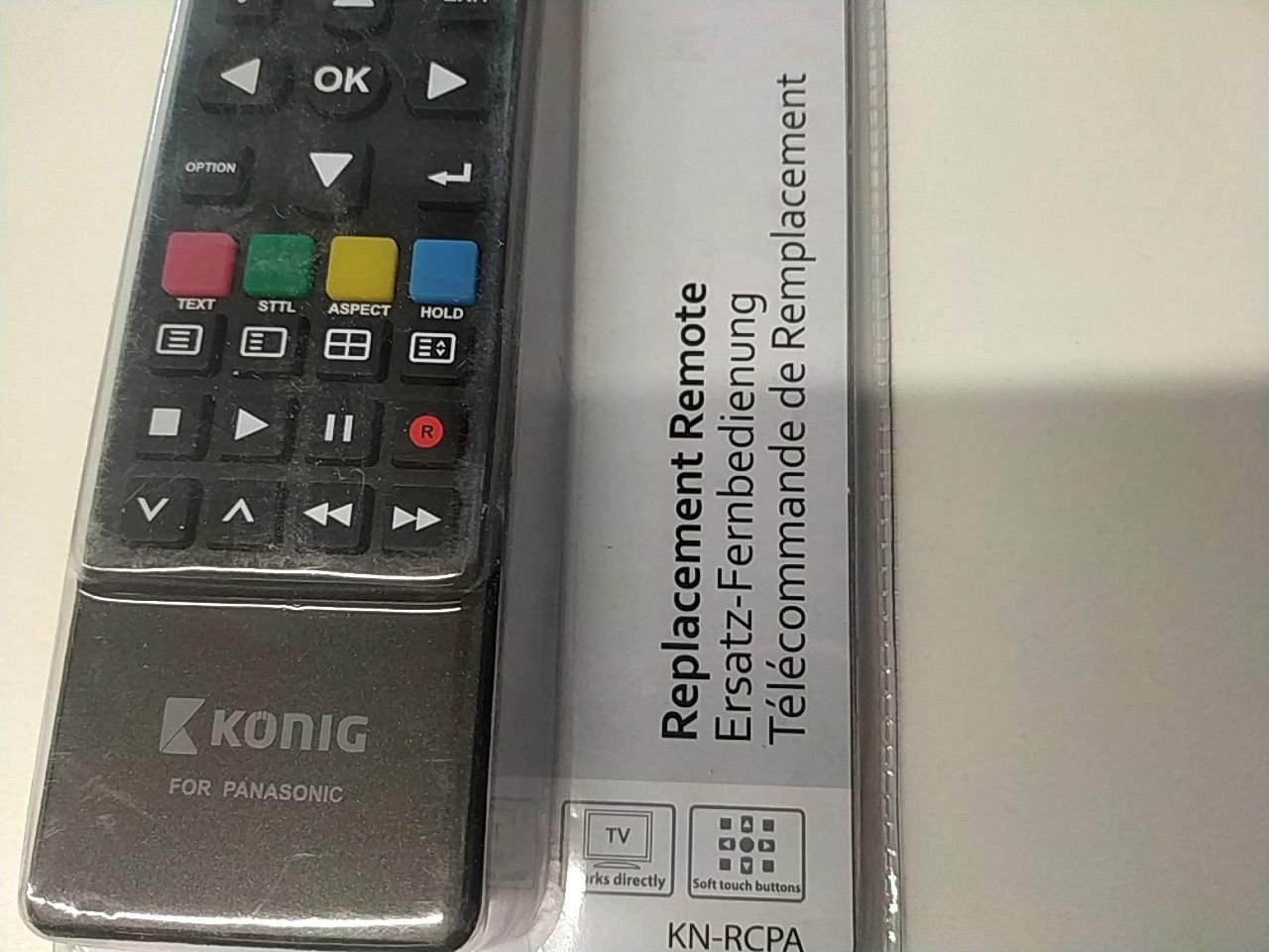 Náhradní dálkové ovládání pro televizory Panasonic Konig Panasonic 