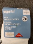 Dětské nízké ponožky Pepperts 7 párů, velikost 10-14 let