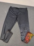 Sportovní legíny Dedoles - Grey Mandala vel. XL