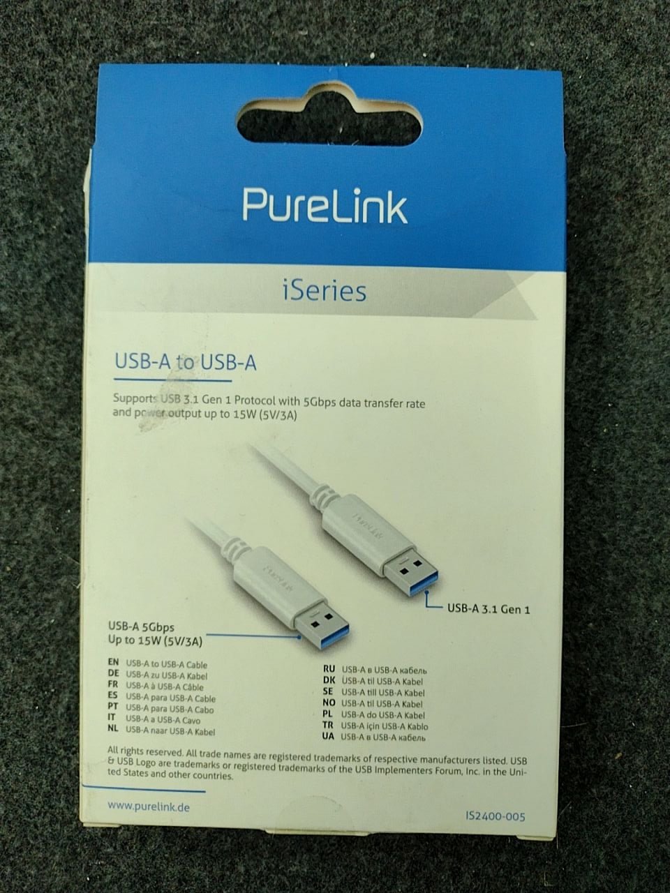 Spojovací USB kabel PureLink 