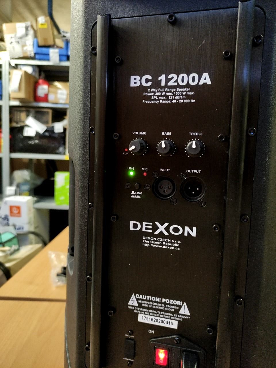 Profesionální reprosoustava aktivní Dexon BC 1200A