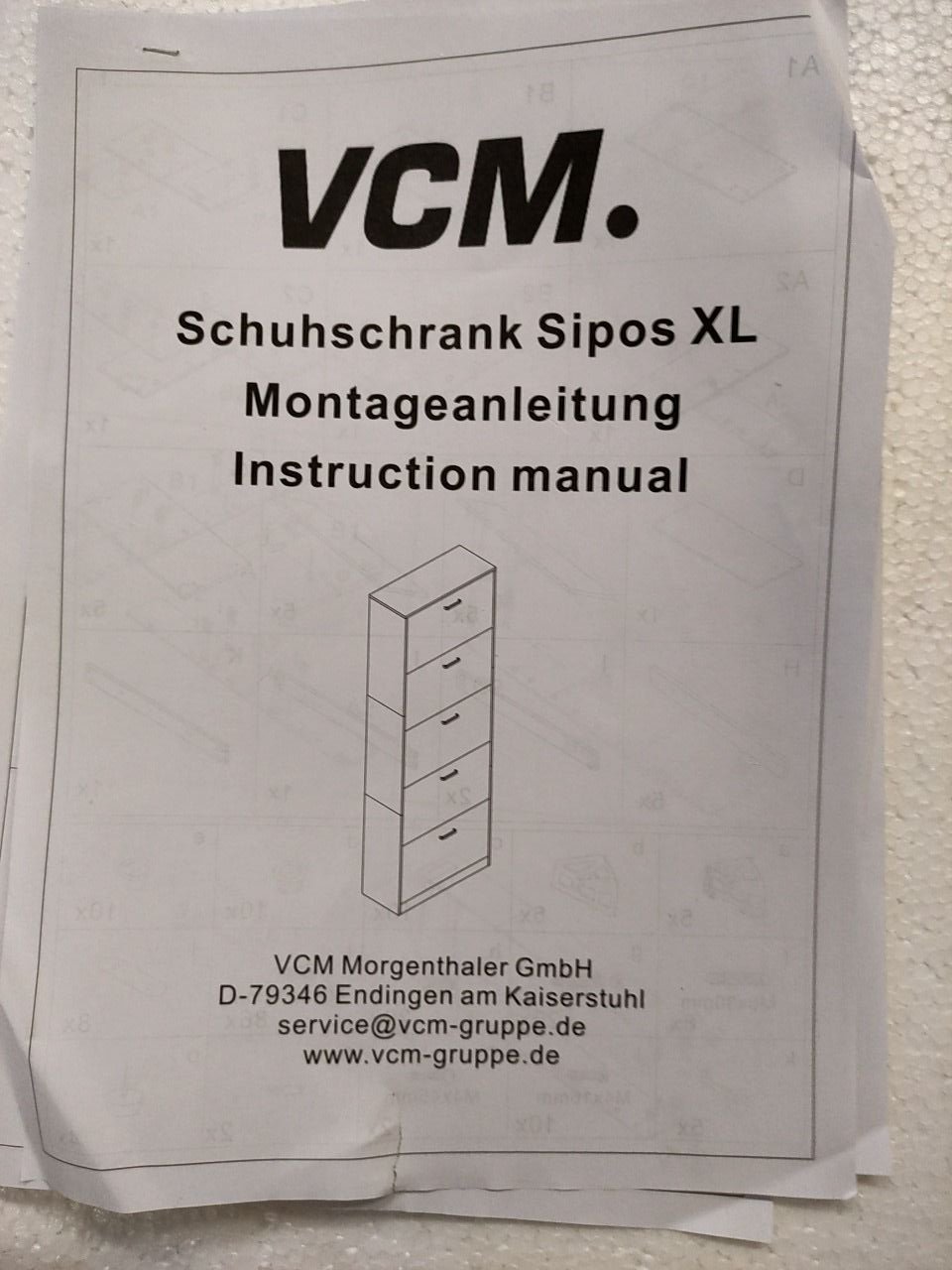 Botník s výklopnými příhrádkami VCM Sipos XL