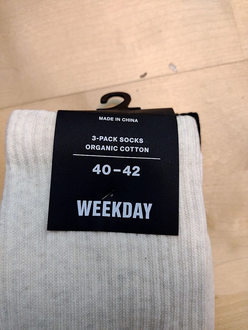 Pánské vysoké ponožky Weekday vel. 40-42, 3 páry