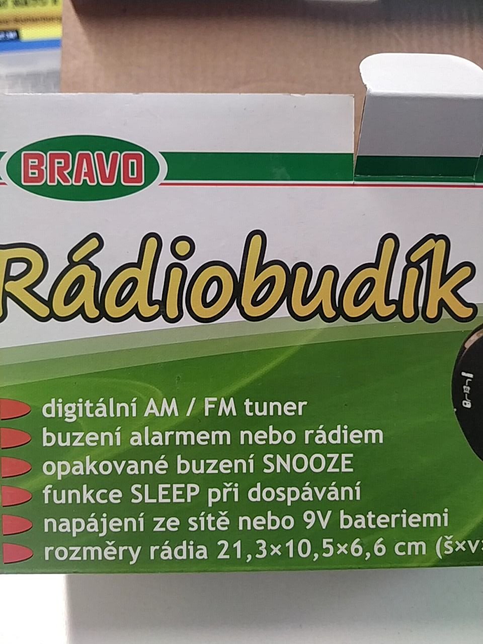 Rádiobudík s LED displejem Bravo B-6011