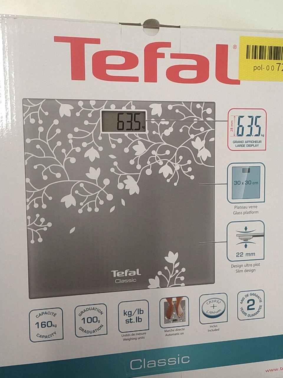 Osobní váha digitální Tefal 