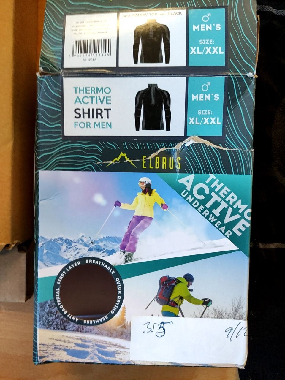 Termo triko s dlouhým rukávem pro muže Elbrus vel. XL/XXL