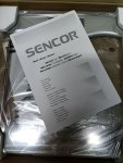 Osobní váha digitální Sencor SBS 113SL stříbrná