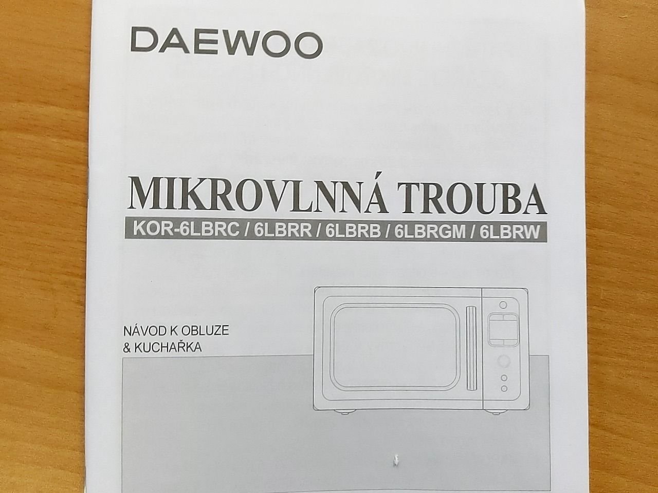 Mikrovlnná trouba Daewoo KOR-6LBRC