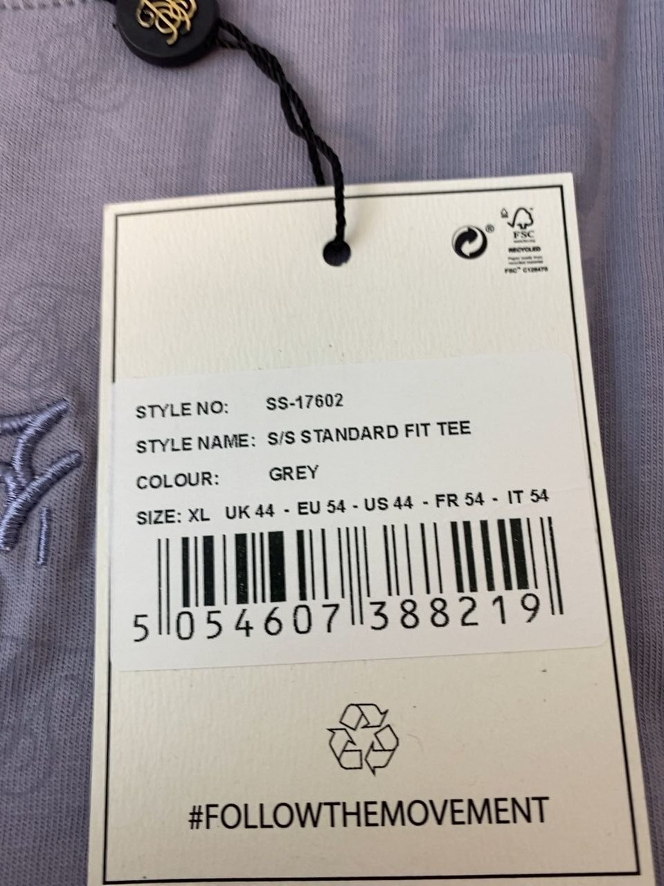 Pánské triko s krátkým rukávem Siksilk Vel. XL