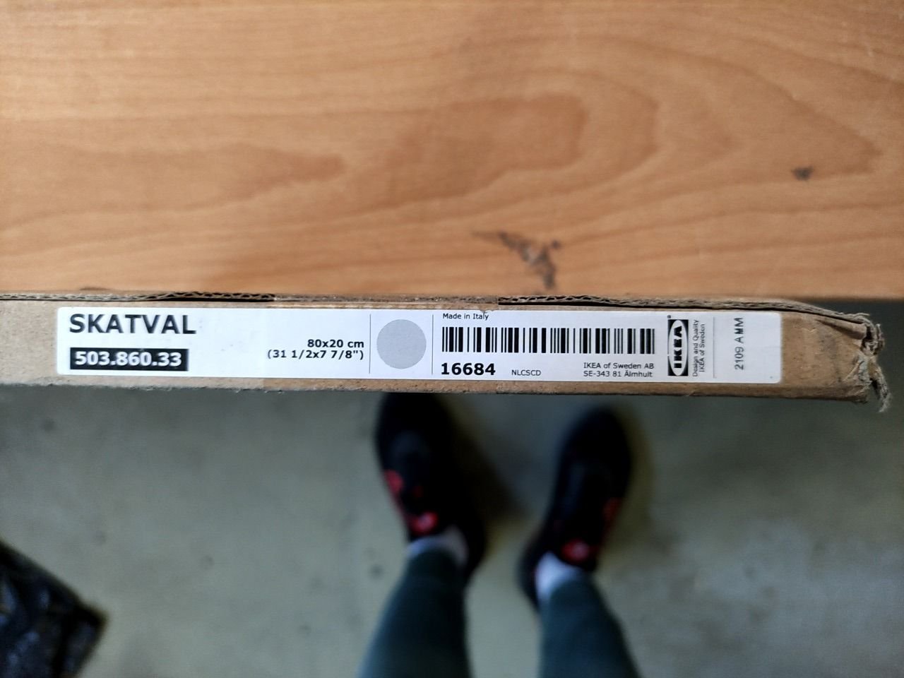 Čelo zásuvky Ikea Skatval, 80x20 cm