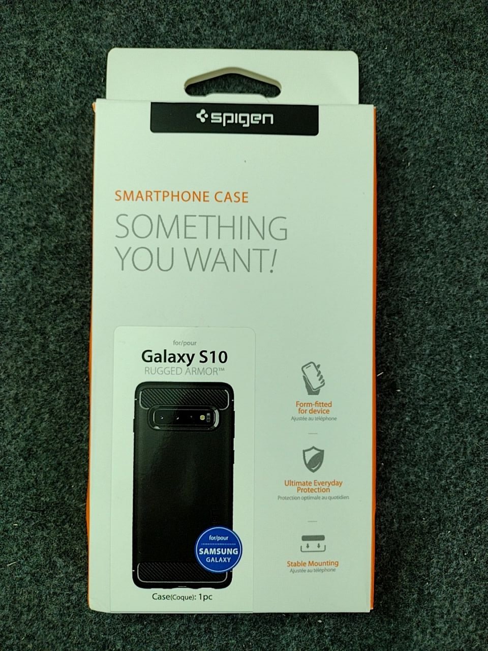 Zadní ochranný kryt pro mobilní telefon Spigen Galaxy S10