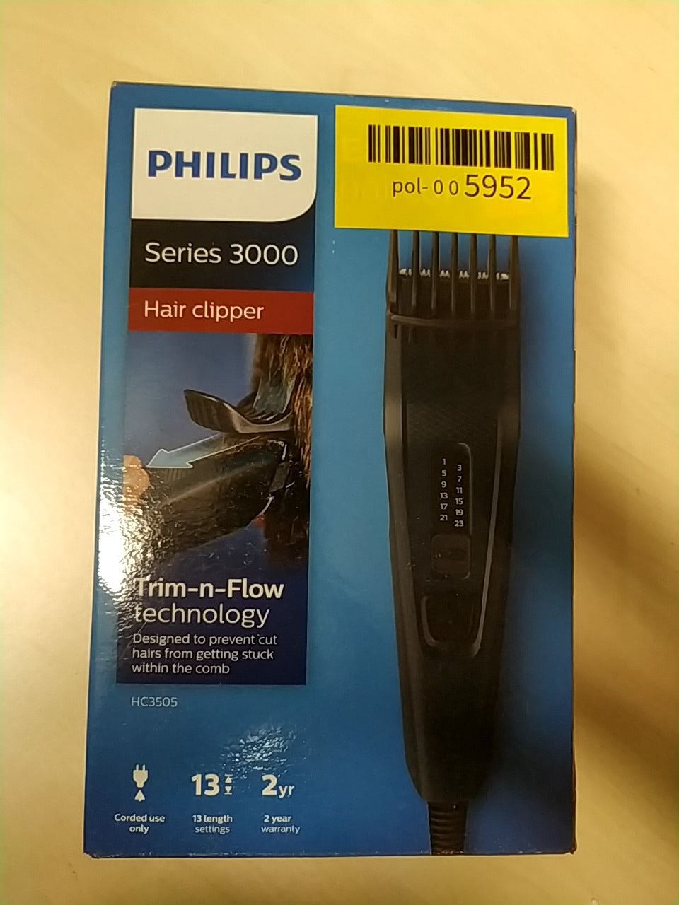 Zastřihávač vlasů a vousů Philips Series 3000