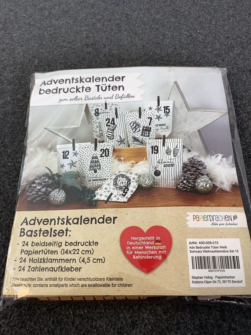 Adventní kalendář Paperdrachen