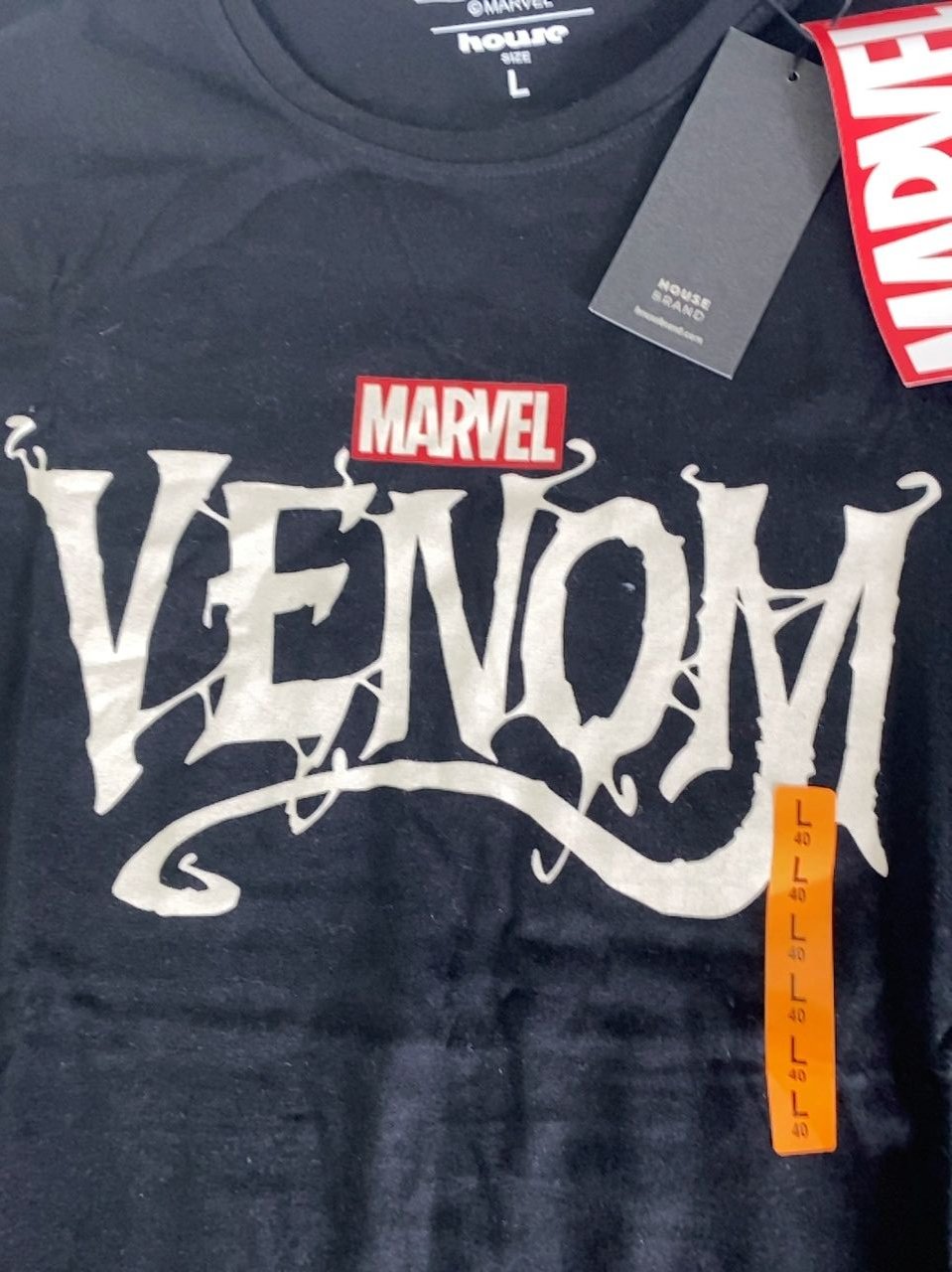 Tričko s krátkým rukávem Marvel - motiv filmu Venom House vel. L