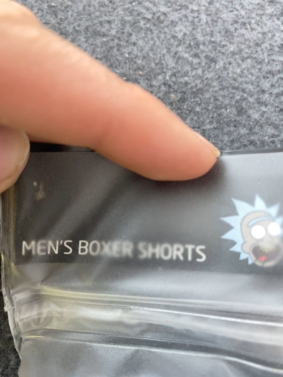 Pánské spodní prádlo - trenky s motivy seriálu Rick and Morty  vel. L, 3 ks