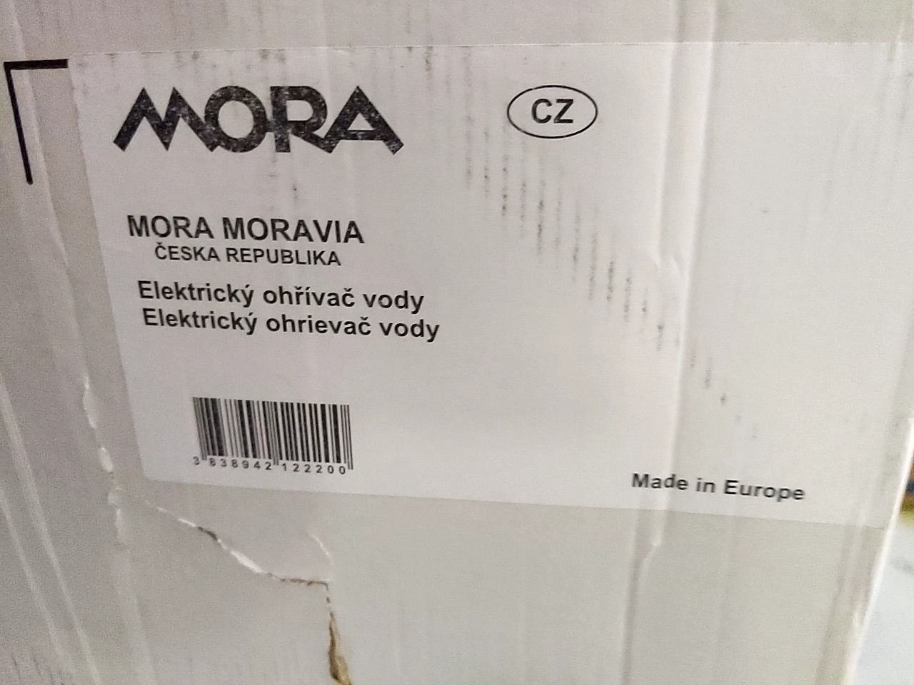 Elektrický ohřívač vody Mora TG 80 N