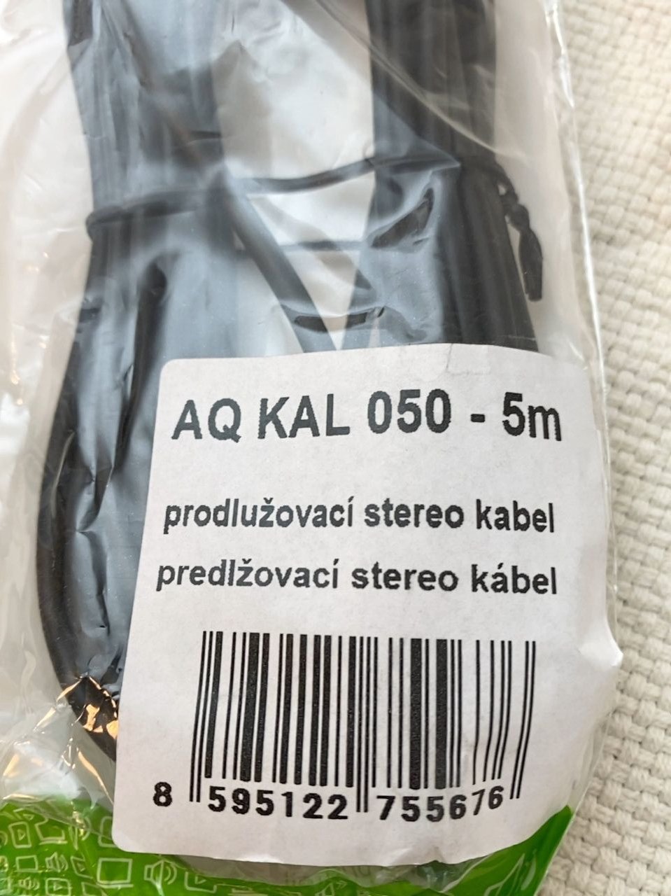 Prodlužovací stereo kabel  AQ KAL 050 - 5m