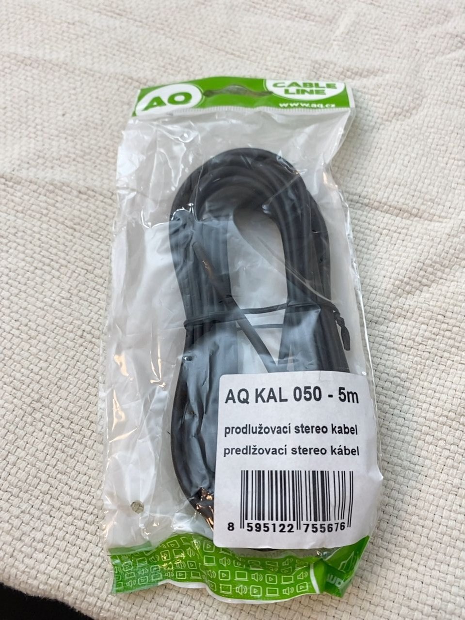 Prodlužovací stereo kabel  AQ KAL 050 - 5m