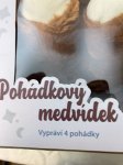 Pohádkový mluvící medvídek s led světlem 30 cm vypráví 4 pohádky