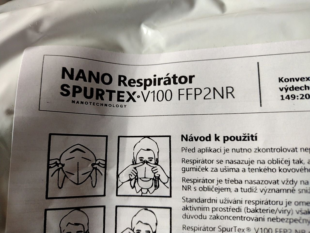 Nano respirátory Spurtex 