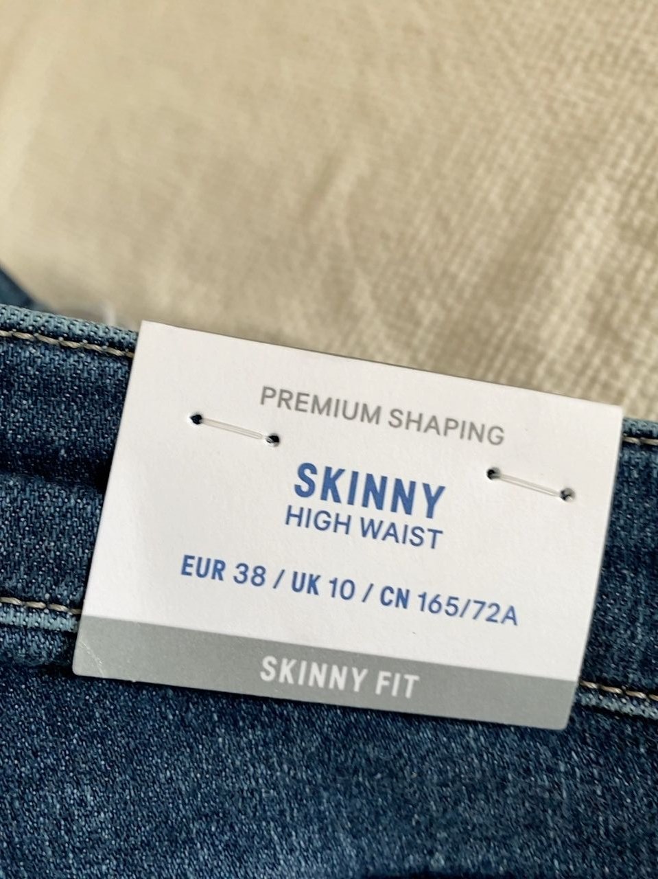 Dámské skinny džíny H&M vel. 38