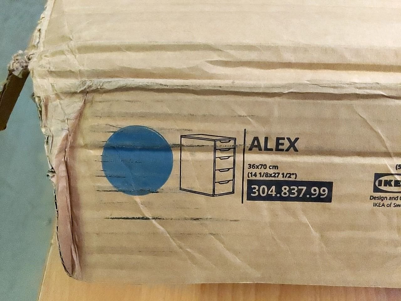 Zásuvkový díl Ikea ALEX