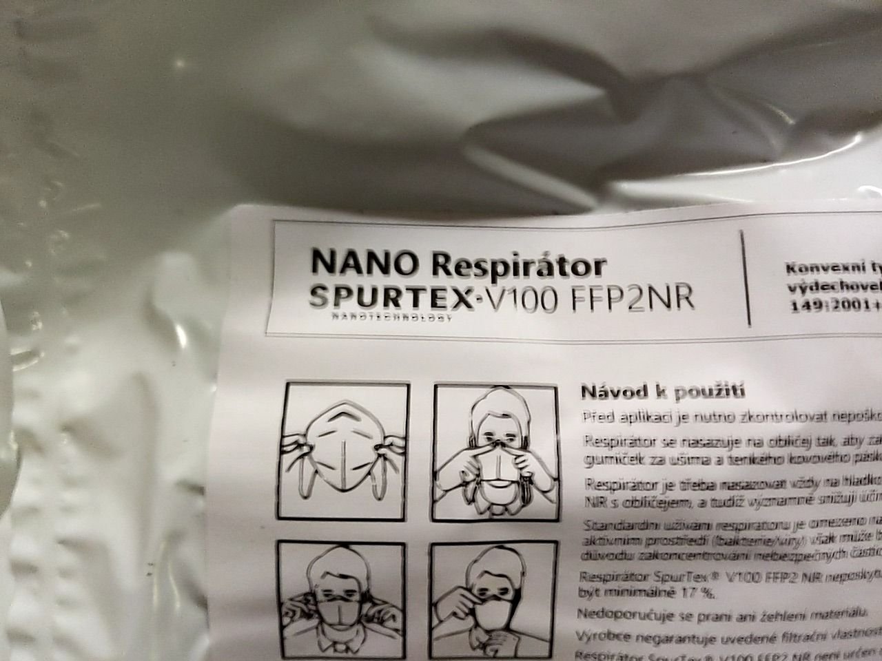 Nano respirátory SpurTex