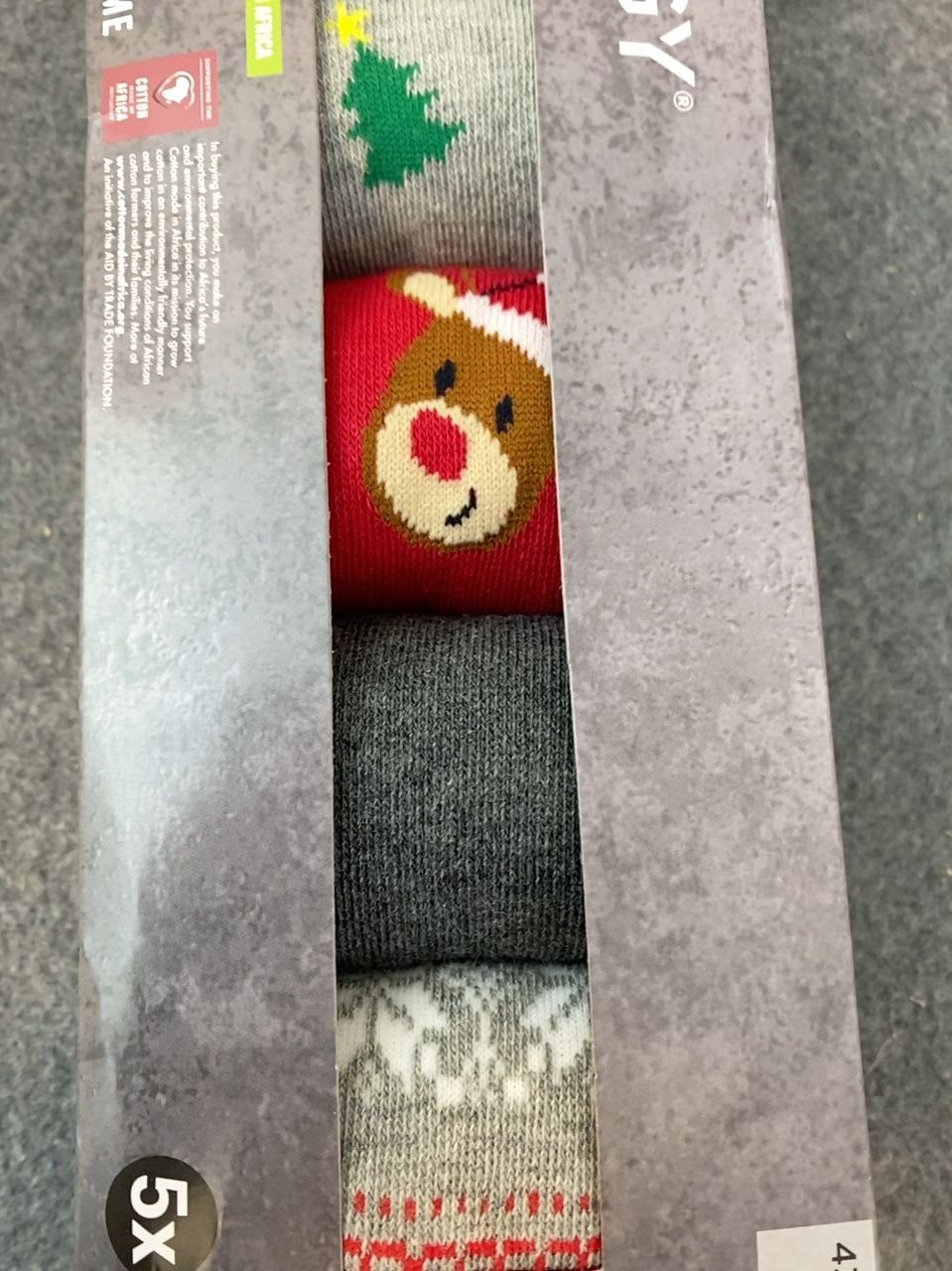 Sada pánských ponožek s vánočními motivy Livergy - Lidl vel. 43-46