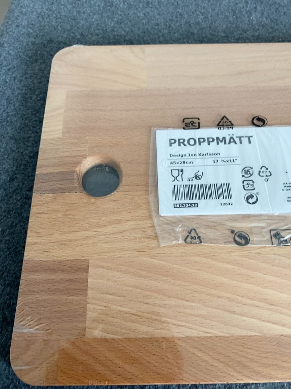 Dřevěné kuchyňské prkénko Ikea 