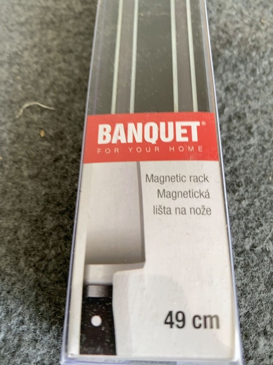 Magnetická lišta na nože Banquet 