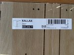 Vložka se 2 zásuvkami do systému Kallax Ikea Kallax mořský dub