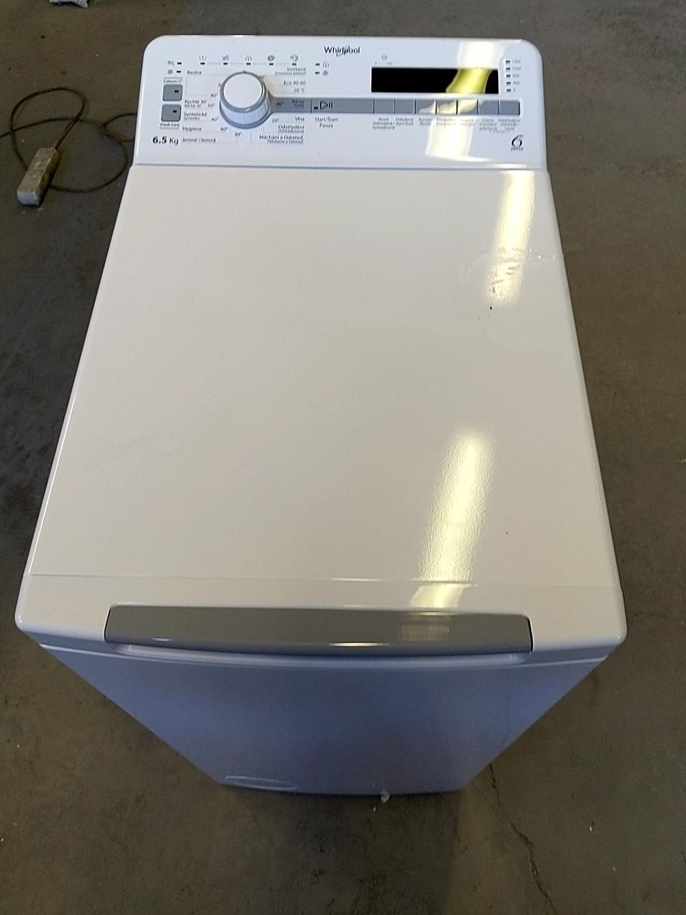 Pračka s vrchním plněním Whirlpool TDLR 65230SS CS/N