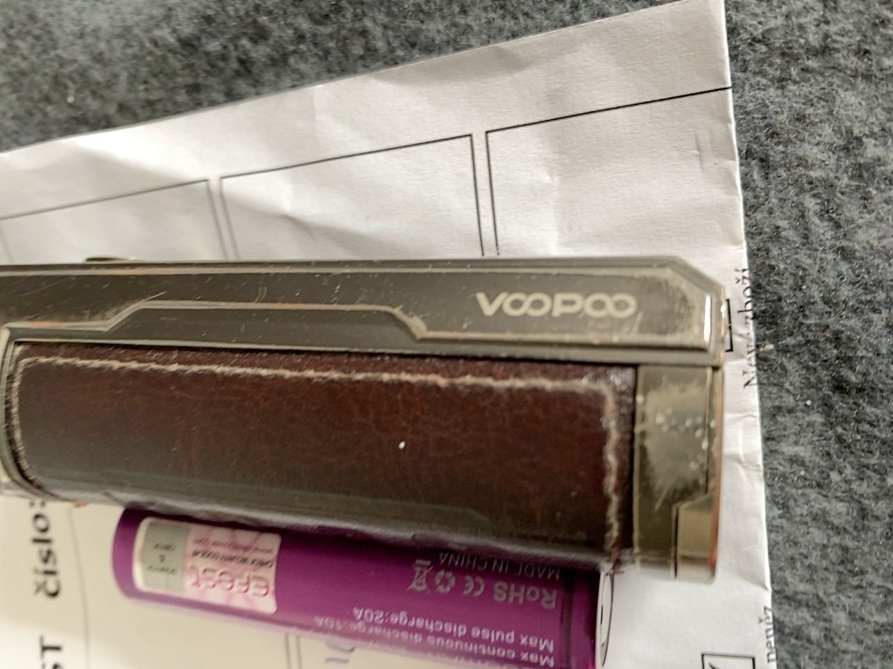 Elektronická cigareta - část VOOPOO 
