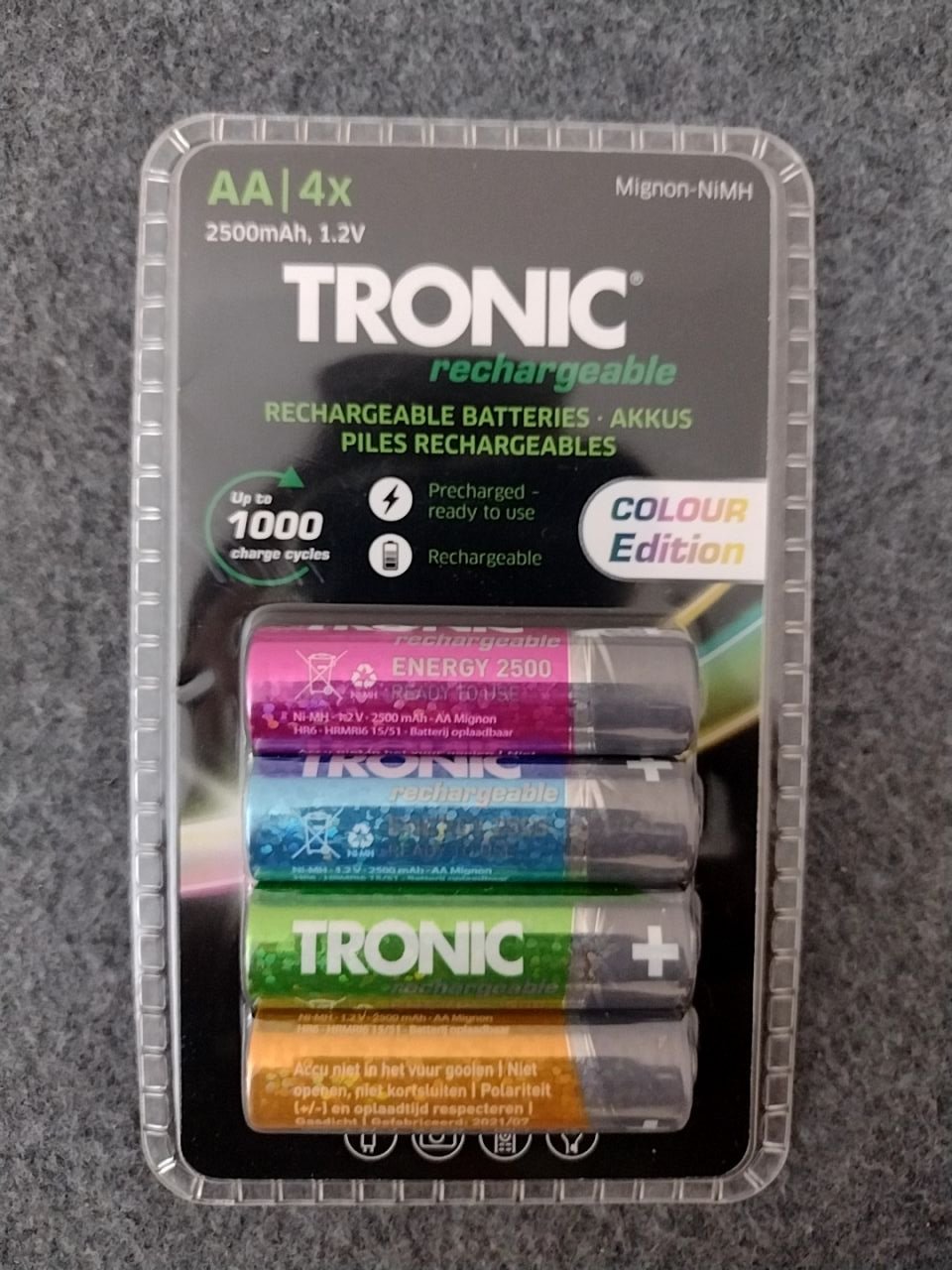 Samonabíjecí baterie AA Tronic 4 ks