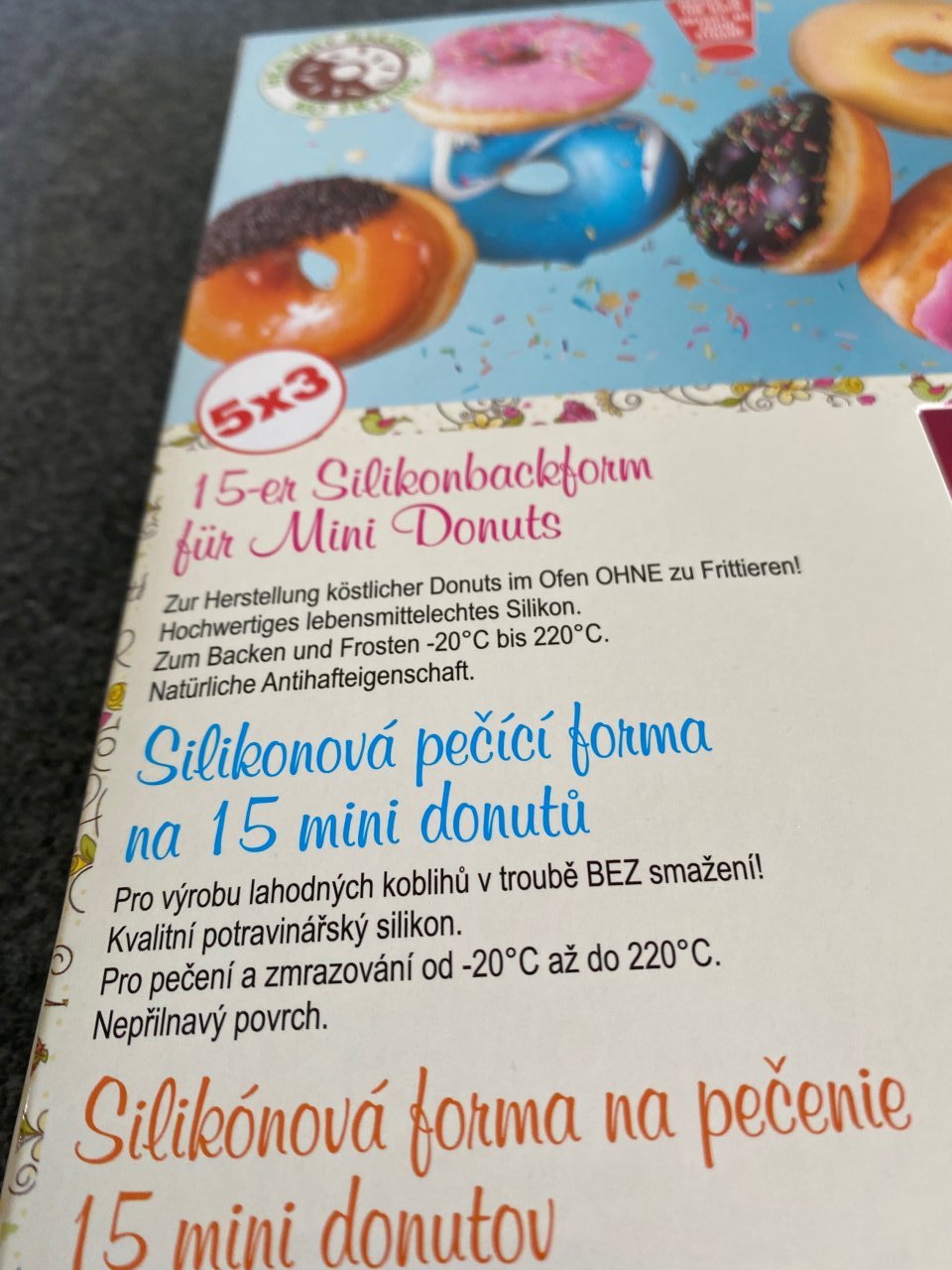 Silikonová forma na mini donuty Alvarak 