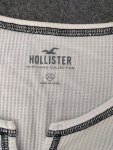 Bavlněné triko typu cropp Hollister Velikost XS