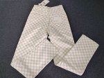 Dámské kostkované riflové kalhoty Bershka Velikost 32