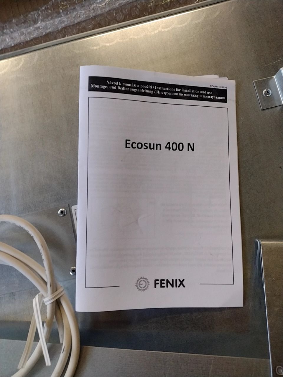 Keramický sálavý panel Fenix ECOSUN 400 N Rosso