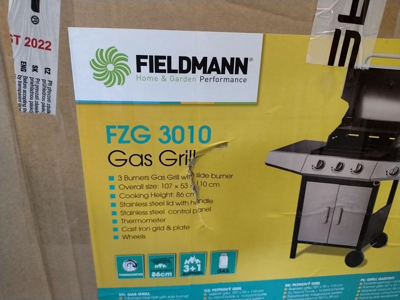 Plynový gril FIELDMAN FZG 3010