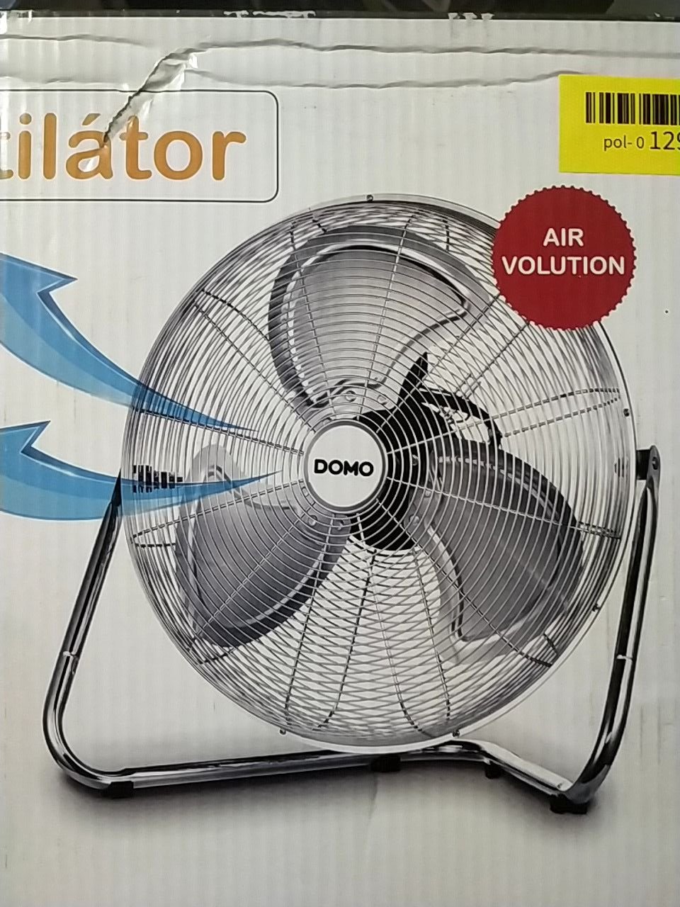 Podlahový ventilátor o průměru 30 cm DOMO DO8131