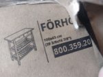 Kuchyňský servírovací stolek Ikea FÖRHÖJA, bříza 100 x 43 cm