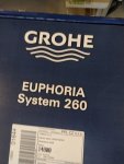 Sprchový set s přepínačem Grohe Euphoria System 260