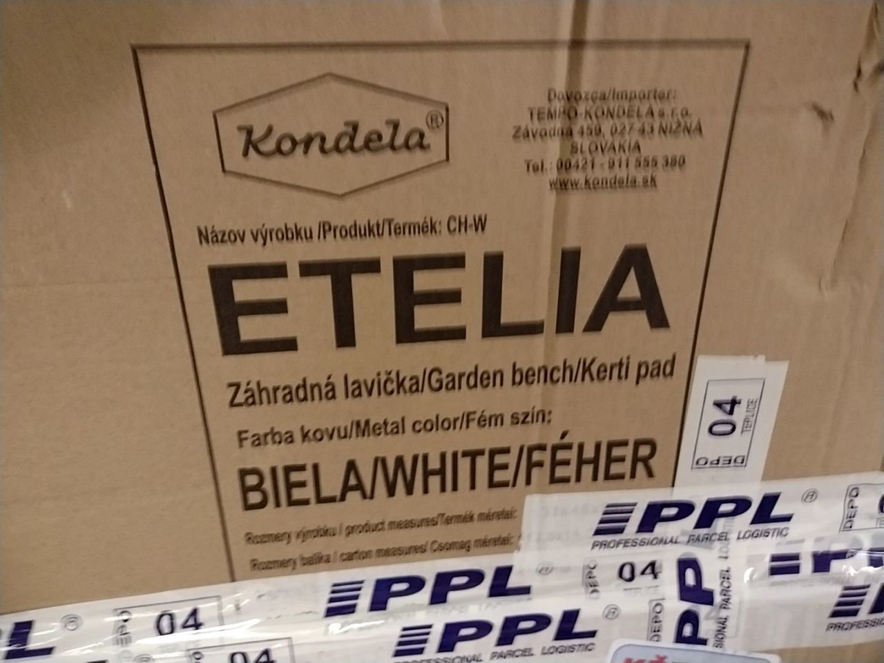 Zahradní lavička Kondela Etelia