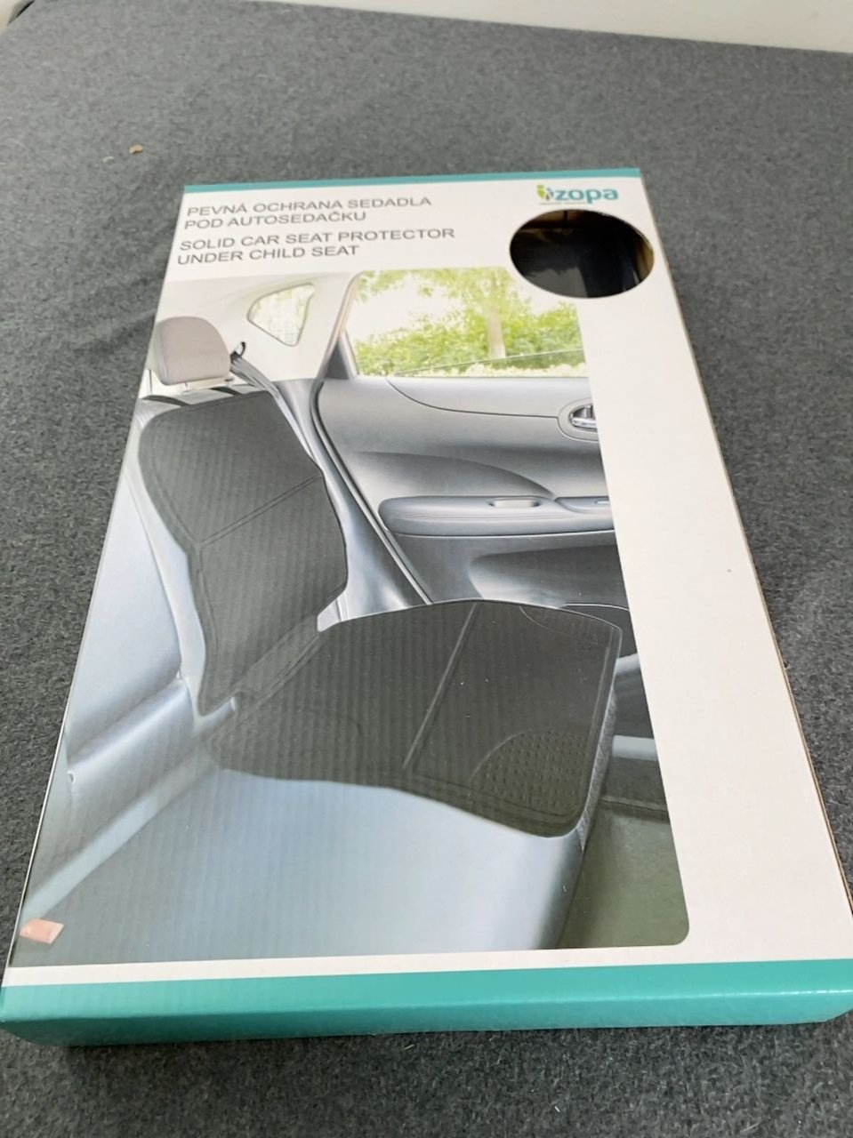 Pevná ochrana sedadla pod autosedačku ZOPA